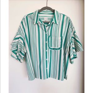 A New Day - Striped Button Down Shirt